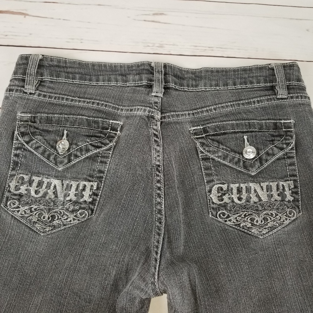 G-UNIT Clothing Co. Low Rise Dark Gray Jean's 9